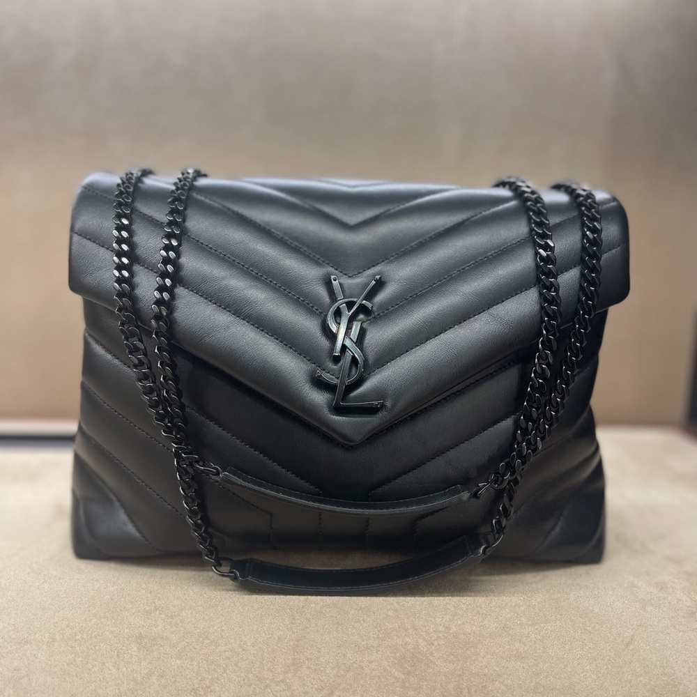 Ysl LouLou Medium Bag, Noir